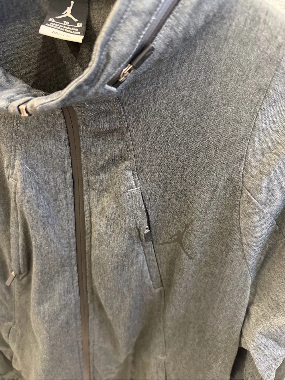 Jordan Dark Gray Dri-FIT Full-Zip Jacket